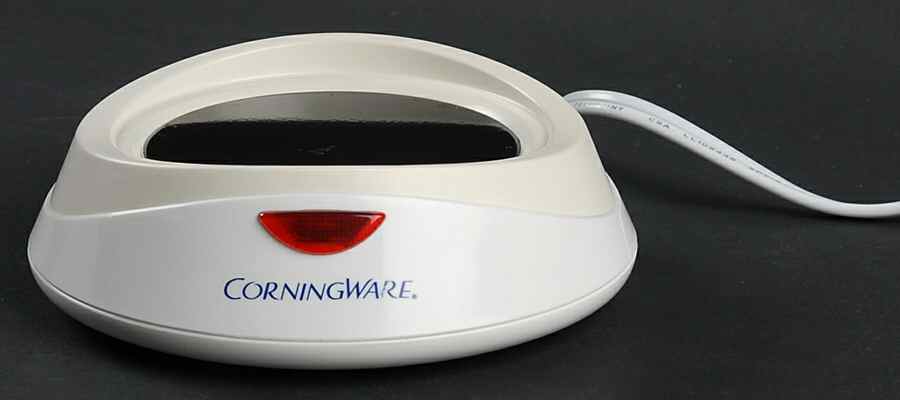 French White Warmer for Mug & Vented Plastic Lid by Corning Corelle-1