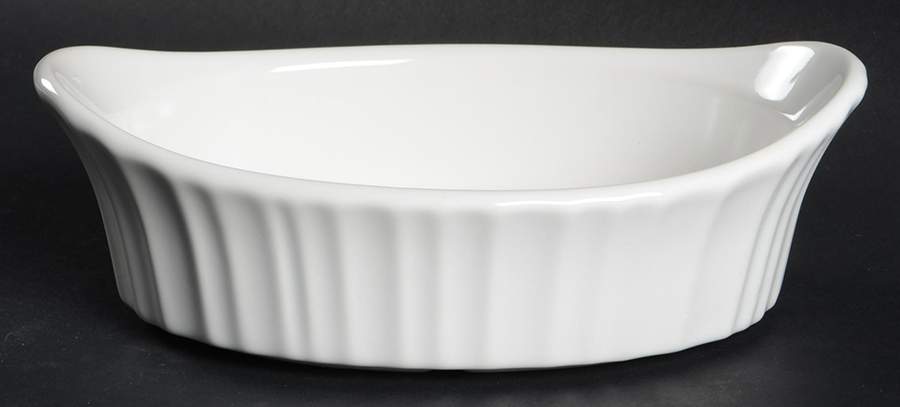 French White Oval Appetizer Dish by Corning Corelle-1