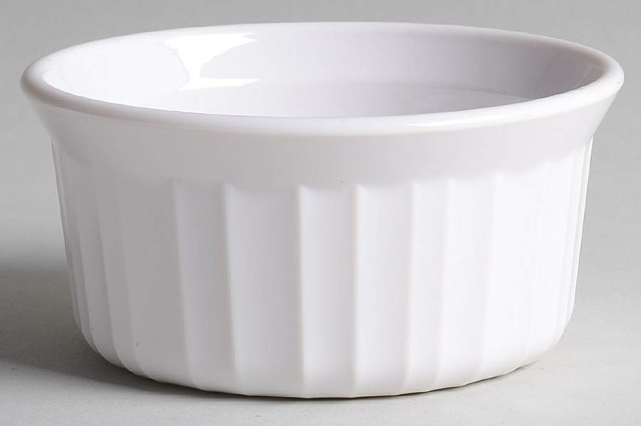French White Ramekin by Corning Corelle-1