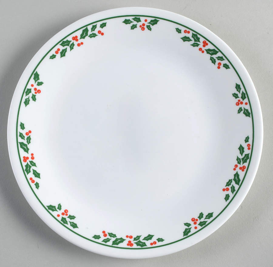 Holly Days (Corelle) Salad Plate by Corning Corelle-1