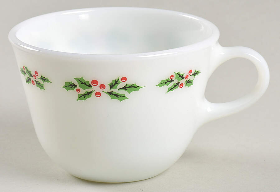 Holly Days (Corelle) Flat Cup by Corning Corelle-1