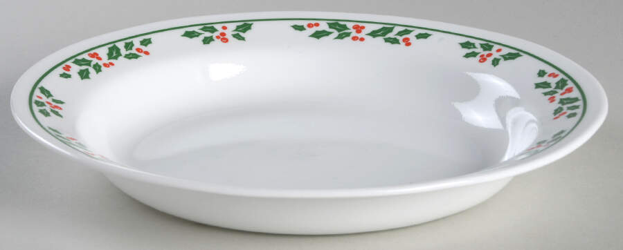 Holly Days (Corelle) Rim Soup Bowl by Corning Corelle-1