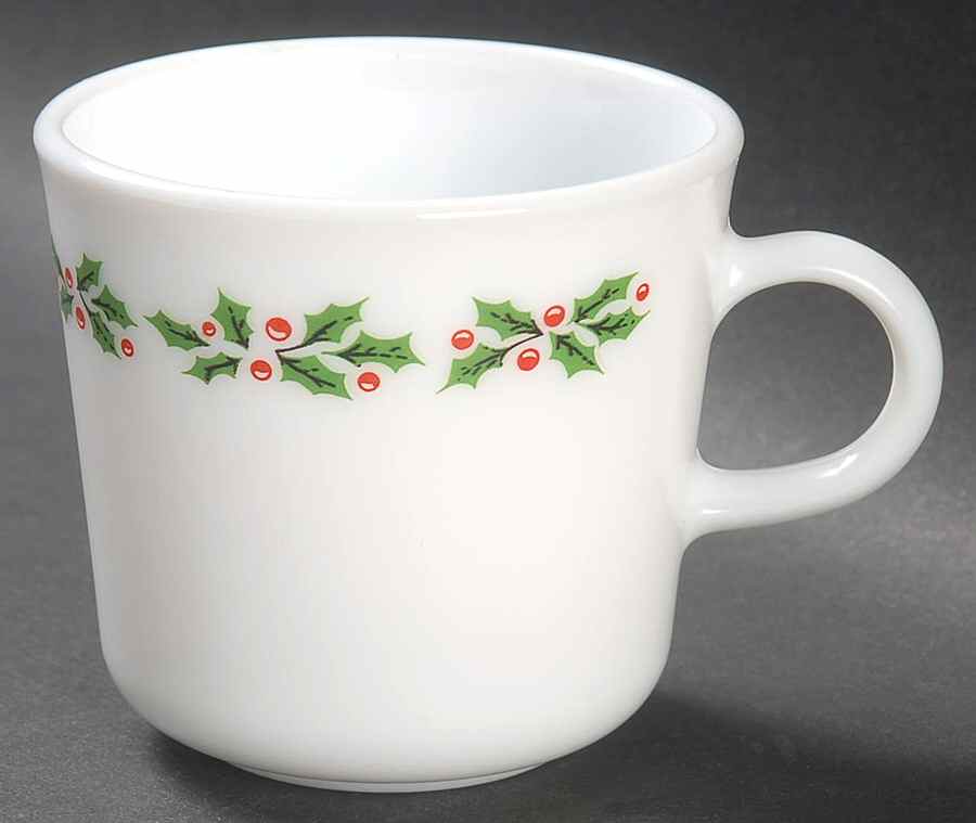 Holly Days (Corelle) Flat Cup by Corning Corelle-1