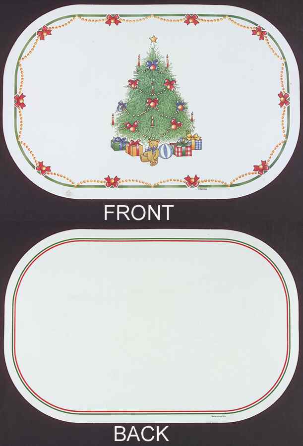 Holiday Magic (Corelle) Reversible Vinyl Placemat by Corning Corelle-1