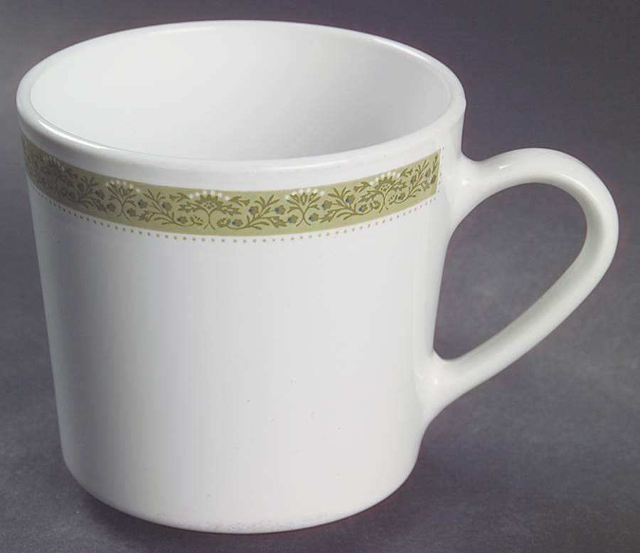 Lynwood Green Flat Cup by Corning Corelle-1