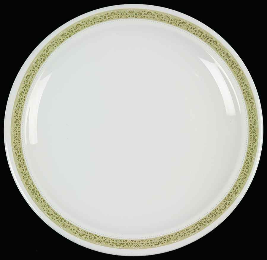Lynwood Green Bread & Butter Plate by Corning Corelle-1