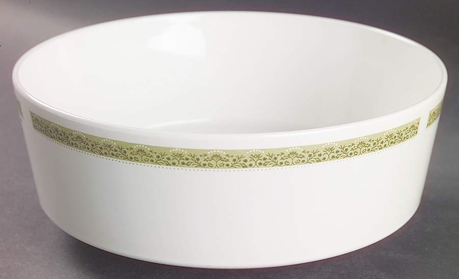Lynwood Green 7" Round Vegetable Bowl by Corning Corelle-1