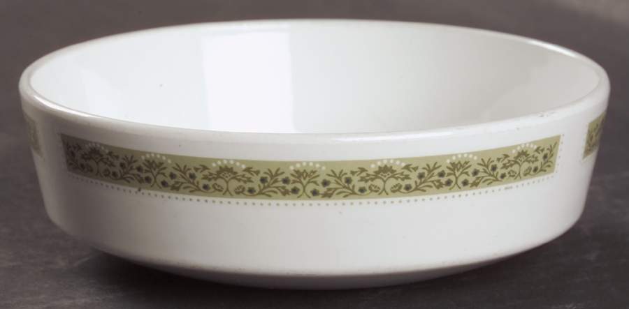 Lynwood Green Fruit/Dessert (Sauce) Bowl by Corning Corelle-1
