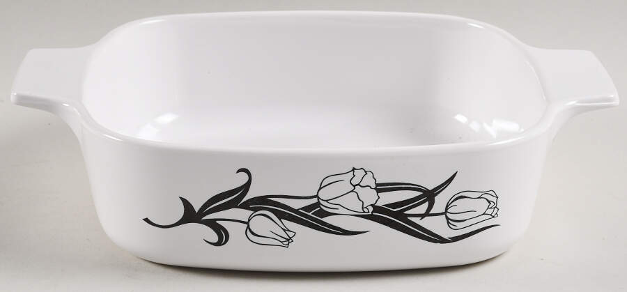 Lyrics Black 1 Quart Square Casserole No Lid by Corning Corelle-1