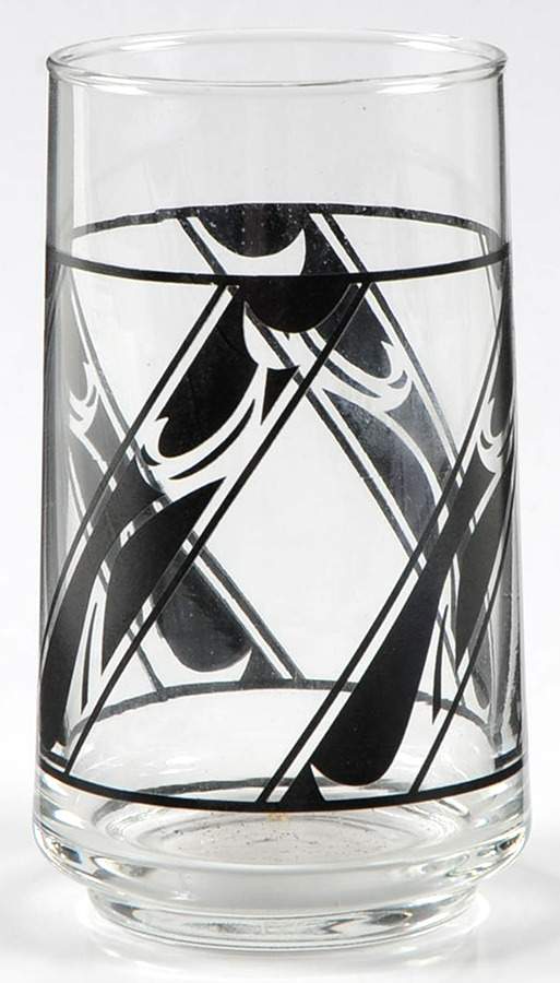 Lyrics Black 10 Oz Glassware Tumbler by Corning Corelle-1