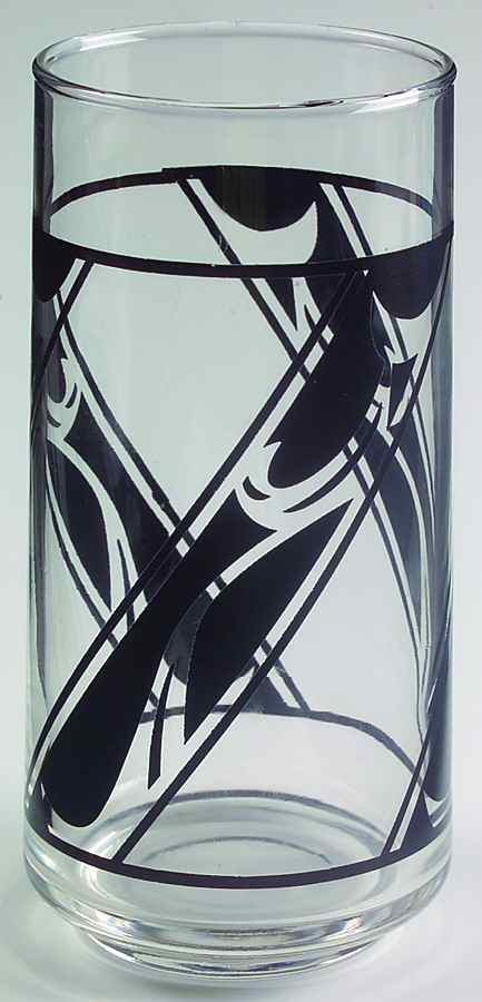 Lyrics Black 12 Oz Glassware Tumbler by Corning Corelle-1