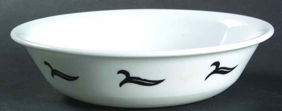 Lyrics Black Fruit/Dessert (Sauce) Bowl by Corning Corelle-1