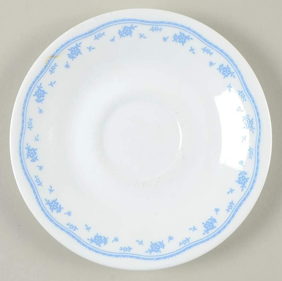 Morning Blue (Corelle) Saucer by Corning Corelle-1