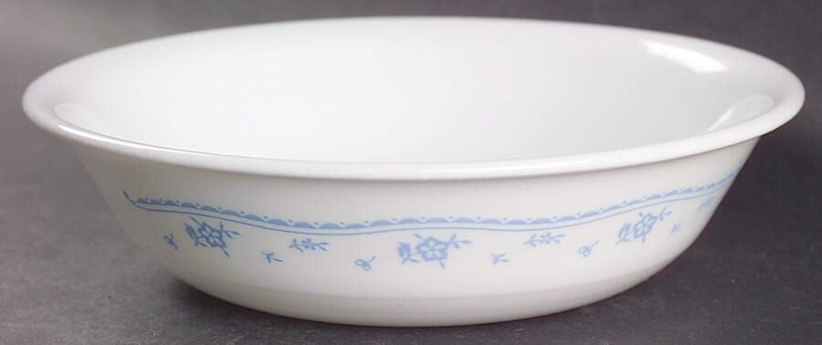 Morning Blue (Corelle) Fruit/Dessert (Sauce) Bowl by Corning Corelle-1