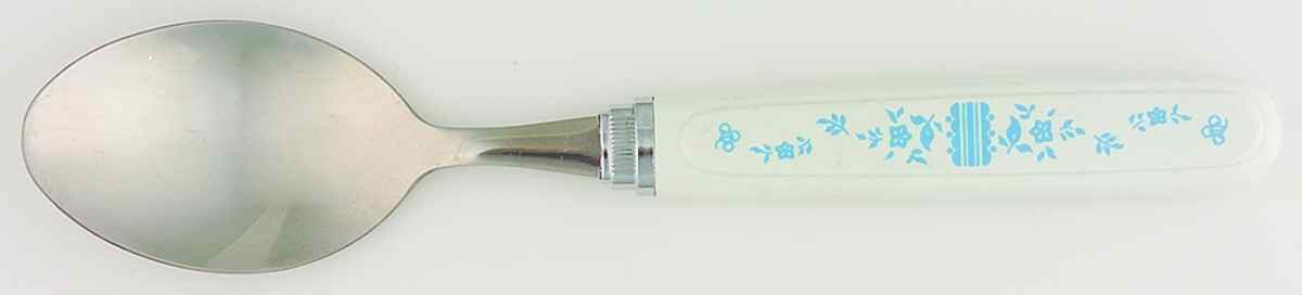 Morning Blue (Corelle) Place/Oval Soup Spoon by Corning Corelle-1