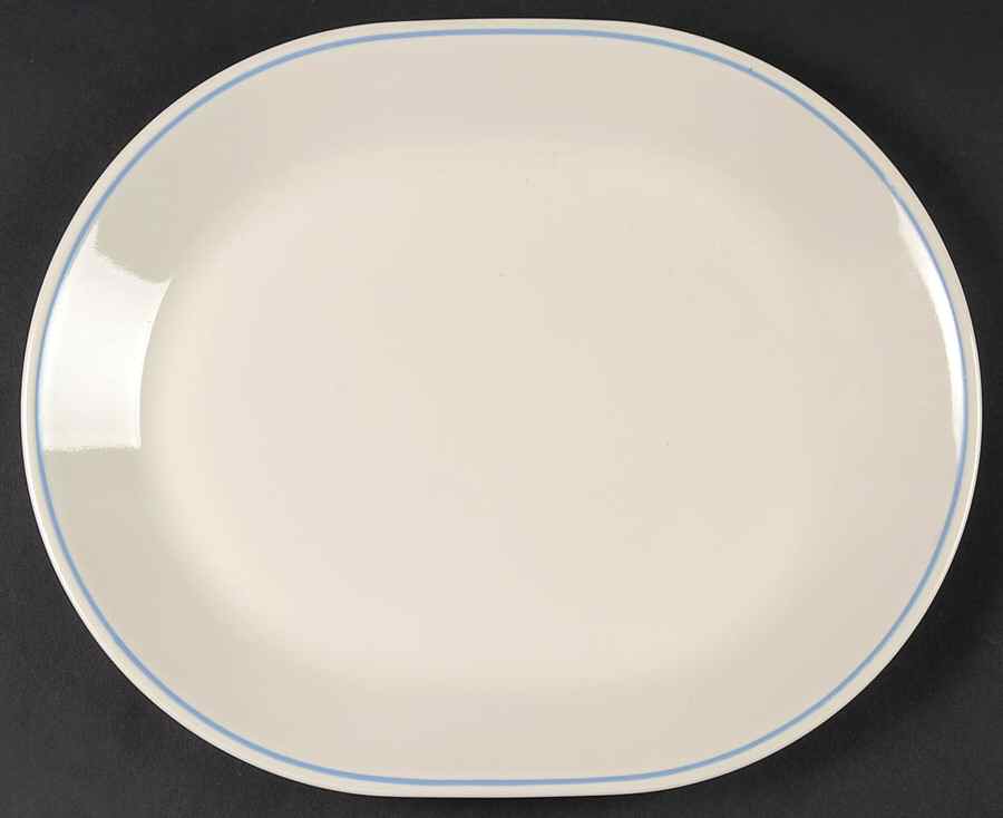 Needlepoint (Corelle) 12" Oval Serving Platter by Corning Corelle-1