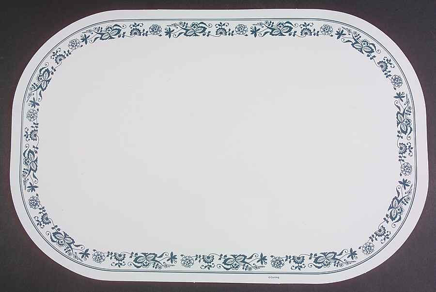 Old Town Blue (Corelle) Reversible Vinyl Placemat by Corning Corelle-1