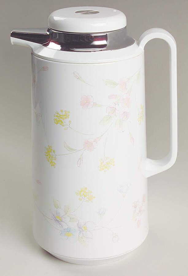 Pastel Bouquet (Corelle) Plastic Thermos/Carafe & Lid by Corning Corelle-1