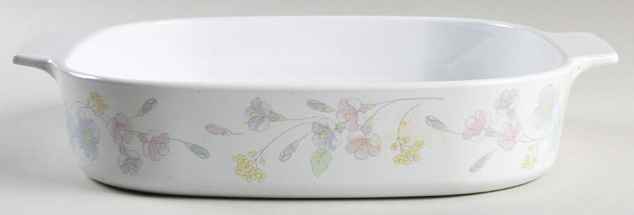 Pastel Bouquet (Corelle) 2.5 Quart Square Casserole No Lid by Corning Corelle-1