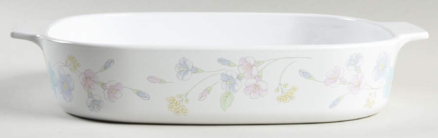 Pastel Bouquet (Corelle) 2.5 Quart Square Casserole No Lid by Corning Corelle-1