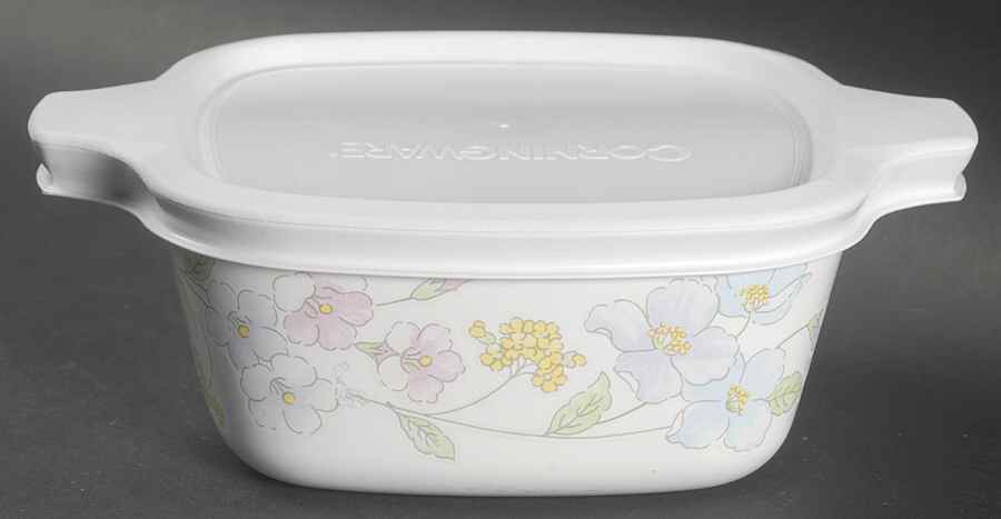 Pastel Bouquet (Corelle) Petite Pan & Lid by Corning Corelle-1
