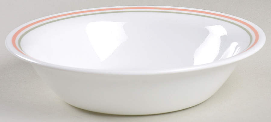 Peach Floral (Corelle) Coupe Soup Bowl by Corning Corelle-1