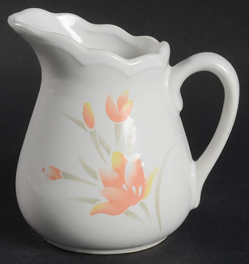 Peach Floral (Corelle) Creamer by Corning Corelle-1