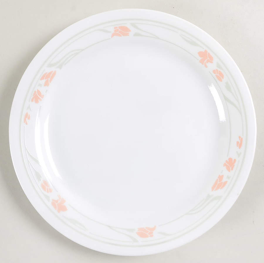 Peach Garland (Corelle) Bread & Butter Plate by Corning Corelle-1