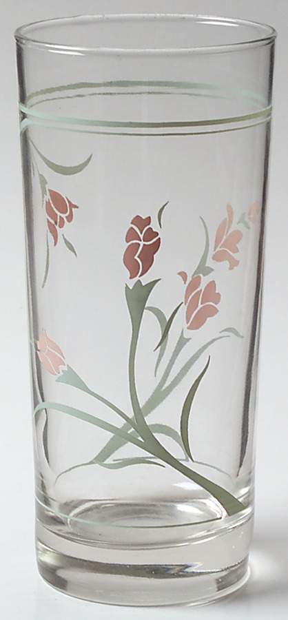 Peach Garland (Corelle) 12 Oz Glassware Tumbler by Corning Corelle-1