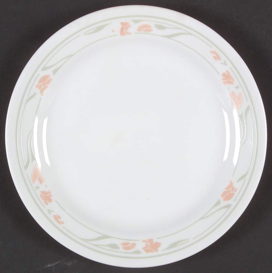 Peach Garland (Corelle) Salad Plate by Corning Corelle-1