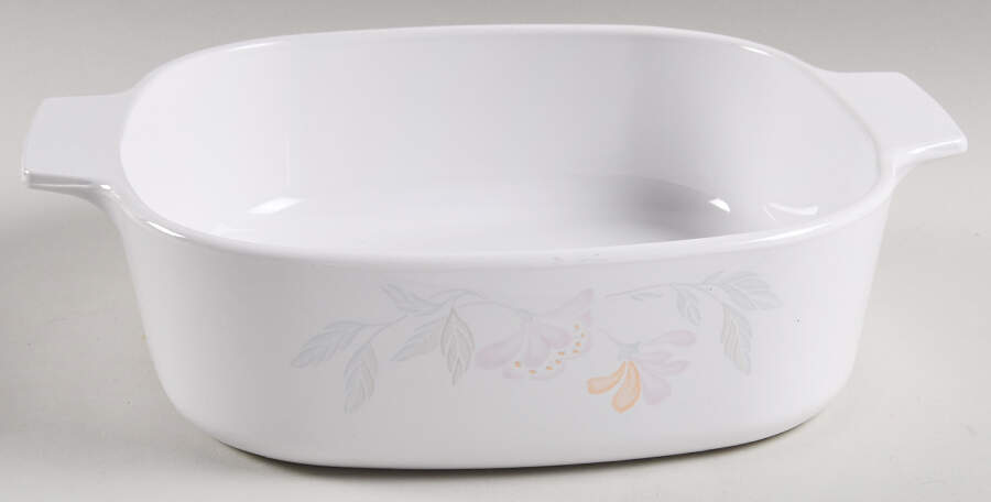 Pink Trio (Corelle) 2 Quart Square Casserole No Lid by Corning Corelle-1