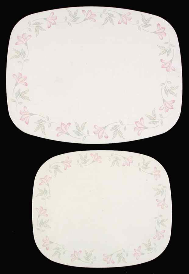 Pink Trio (Corelle) 2-Piece Stove and Counter Mat by Corning Corelle-1