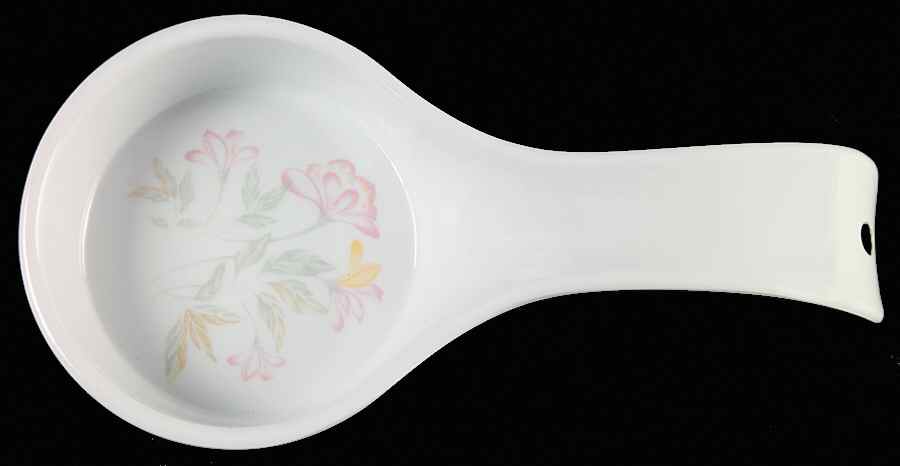 Pink Trio (Corelle) Melamine Spoon Rest (Holds 1 Spoon) by Corning Corelle-1