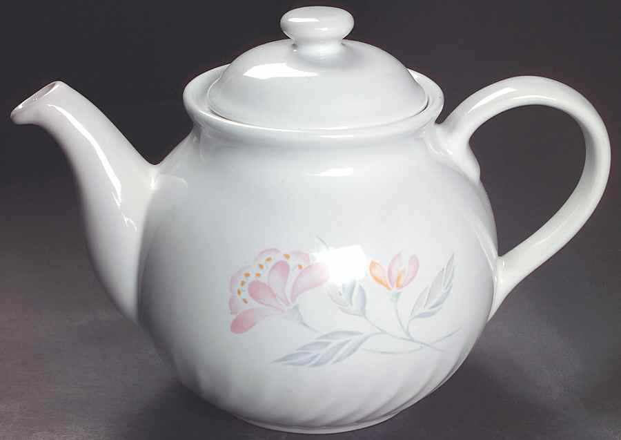 Pink Trio (Corelle) Teapot & Lid by Corning Corelle-1