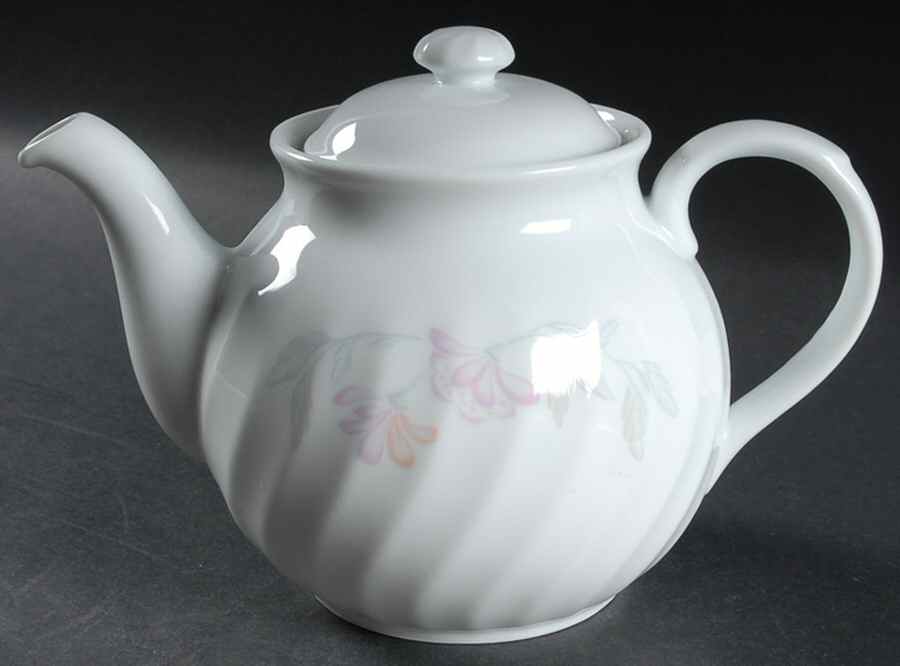 Pink Trio (Corelle) Teapot & Lid by Corning Corelle-1