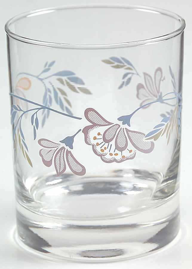 Pink Trio (Corelle) 12 Oz Glassware Double Old Fashioned by Corning Corelle-1