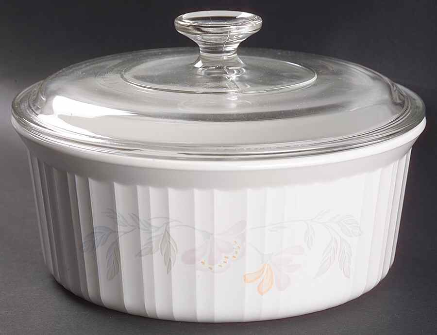Pink Trio (Corelle) 2.5 Qt Round Covered Casserole by Corning Corelle-1