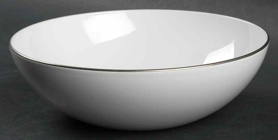 Platinum Edge (Centure, Coupe) 8" Round Vegetable Bowl by Corning Corelle-1