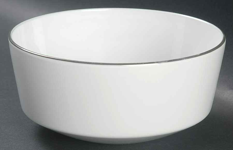 Platinum Edge (Centure, Rim) Coupe Soup Bowl by Corning Corelle-1