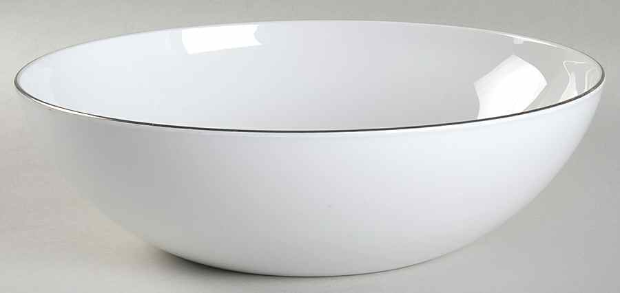 Platinum Edge (Centure, Coupe) 9" Round Vegetable Bowl by Corning Corelle-1
