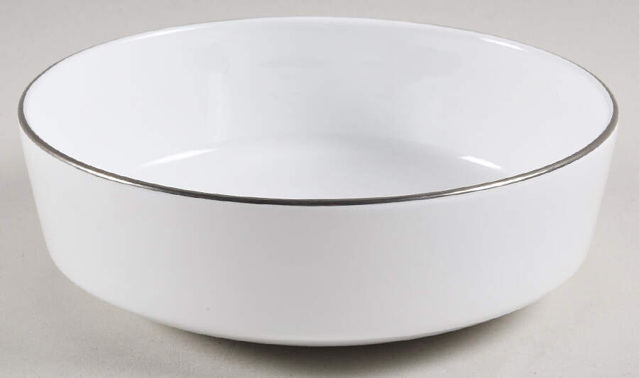 Platinum Edge (Centure, Rim) Coupe Cereal Bowl by Corning Corelle-1