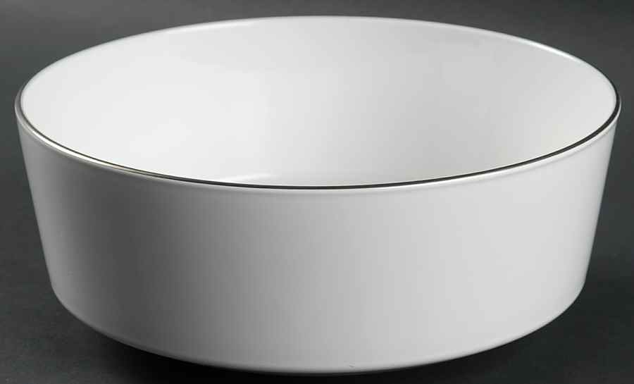 Platinum Edge (Centure, Rim) 7" Round Vegetable Bowl by Corning Corelle-1