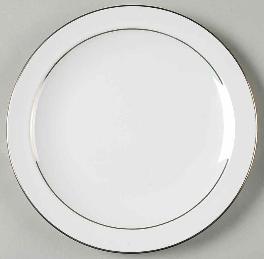 Platinum Edge (Centure, Rim) Salad Plate by Corning Corelle-1