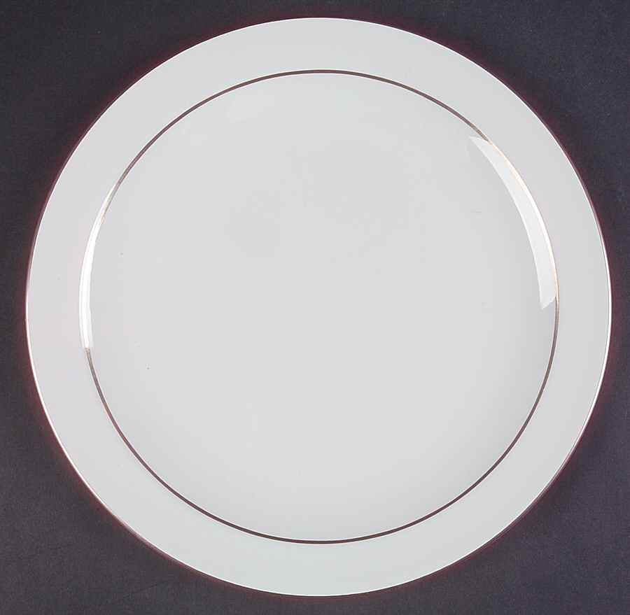 Platinum Edge (Centure, Rim) Dinner Plate by Corning Corelle-1