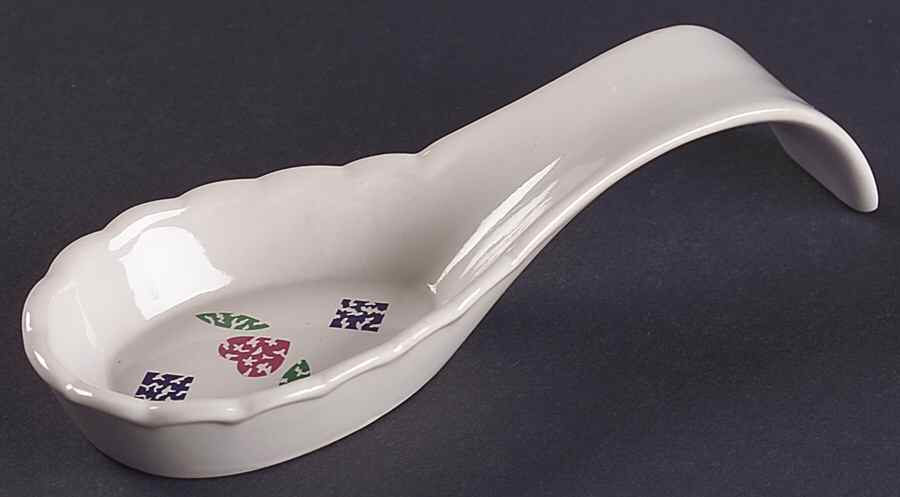 Quilt (Corelle) Spoon Rest/Holder (Holds 1 Spoon) by Corning Corelle-1