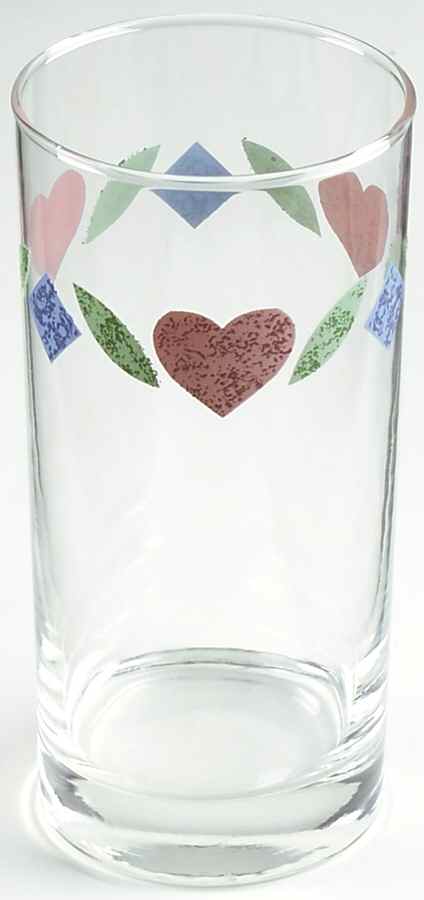 Quilt (Corelle) 16 Oz Glassware Tumbler by Corning Corelle-1