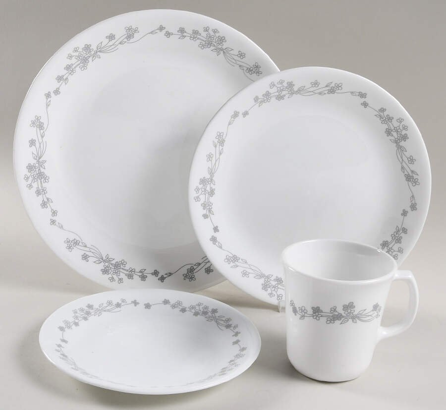 Ribbon Bouquet (Corelle) 4 Piece Place Setting by Corning Corelle-1
