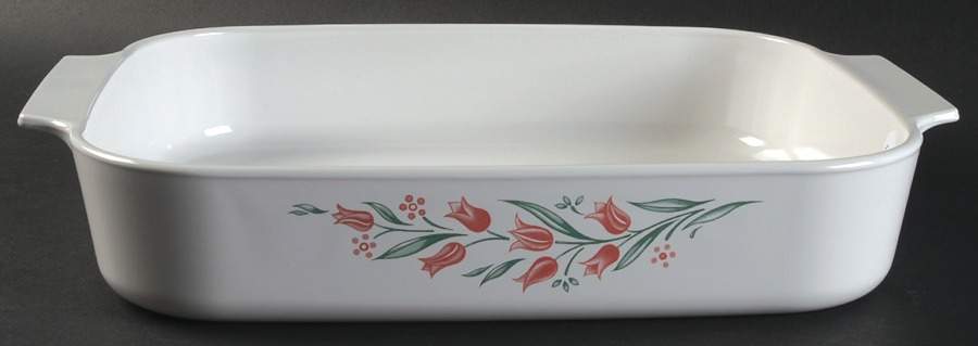 Rosemarie (Corelle) 12" Rectangular Roaster by Corning Corelle-1