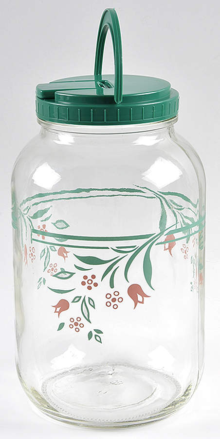 Rosemarie (Corelle) Glassware Sun Tea Jar & Plastic Lid by Corning Corelle-1