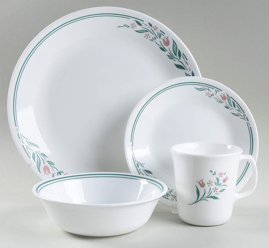Rosemarie (Corelle) 32 Piece Estate Set by Corning Corelle-1